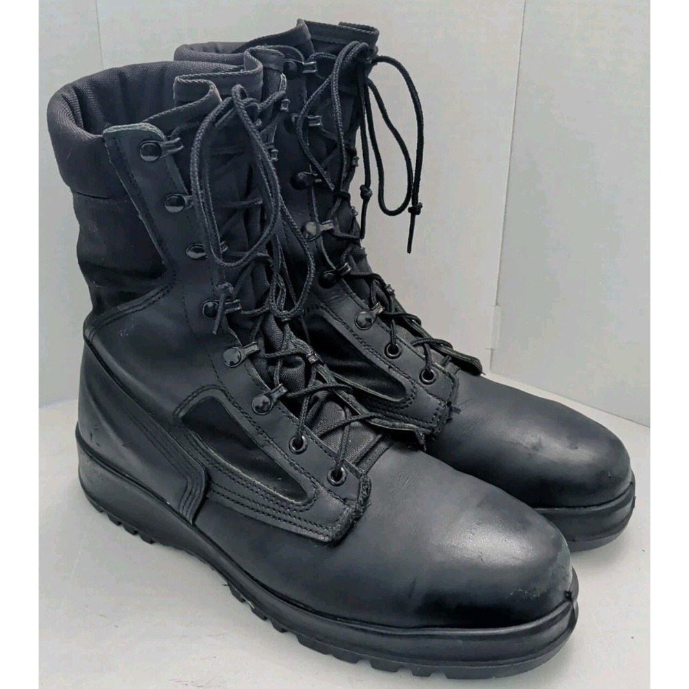 Belleville 300 TRP ST Boots Mens 10.5 W Steel Toe Black Hot Weather Tactical USA